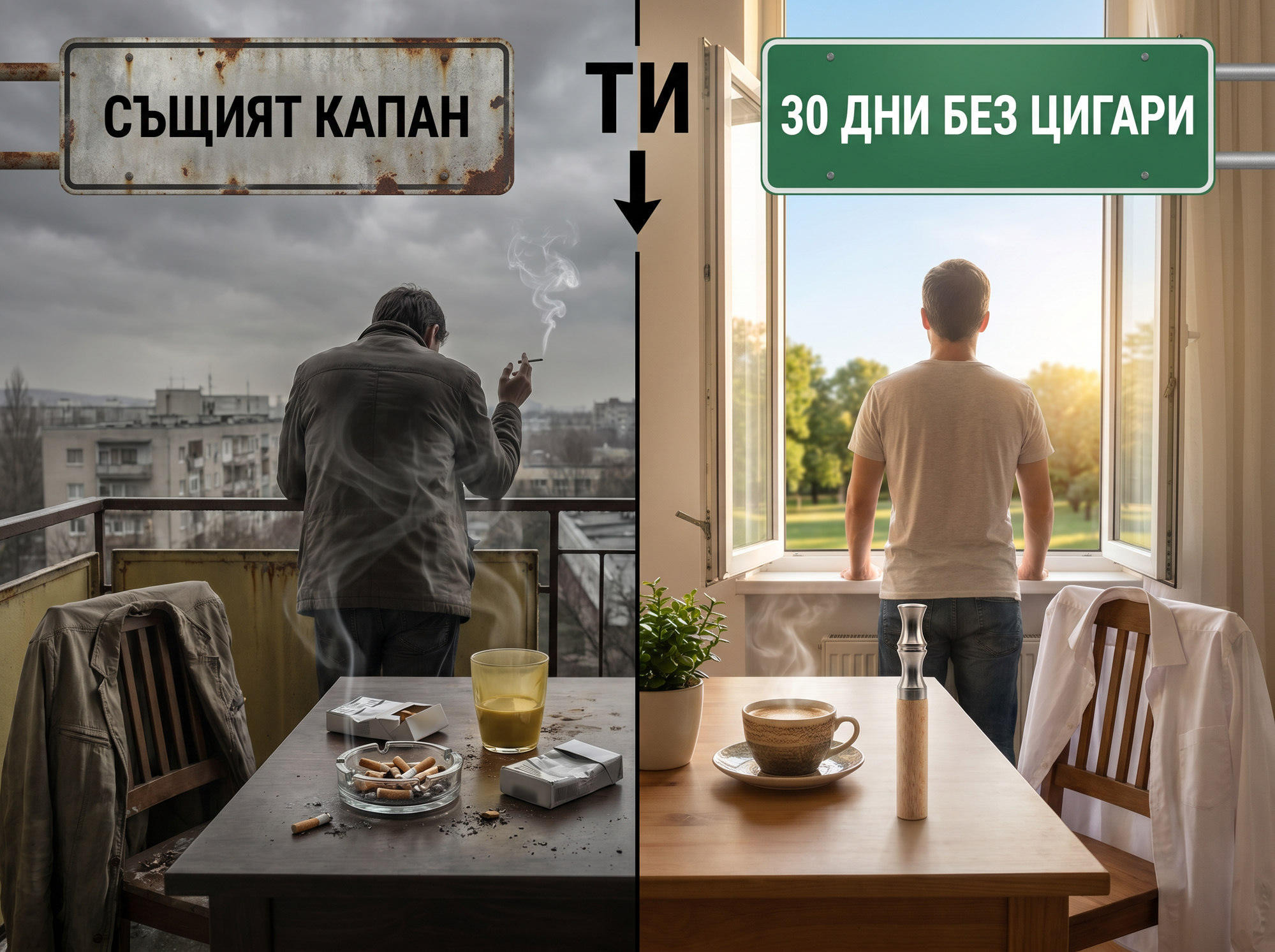 Същият капан срещу 30 дни без цигари